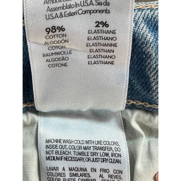 MOTHER JEANS WOMENS SIZE 27 SPITFIRE SNEAK HIGH RISE WIDE LEG I CONFESS BLUE NEW - Picture 11 of 13